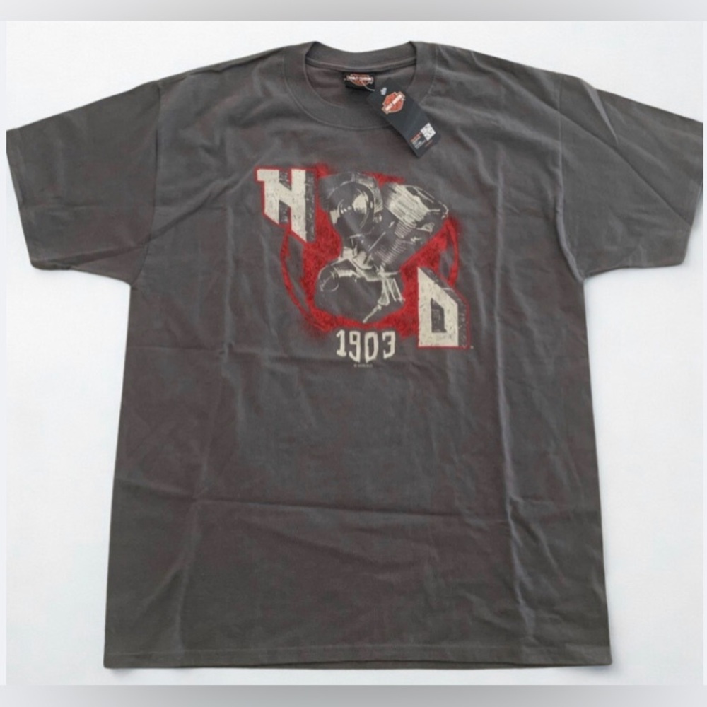 Harley-Davidson New Dark Grey Motor Shirt | NWT size Large